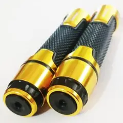 ハンドル ラバー グリップ 金 アルミ CNC ホンダ バーエンドのサムネイル