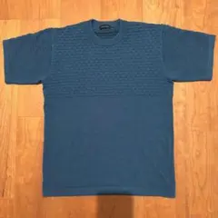 【極美品】ジョセフオム JOSEPH HOMME 半袖 サマーニット ブルー Mのサムネイル