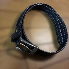 メンズ メッシュベルト ブラック