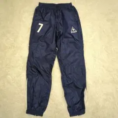 le coq sportif サッカー パンツ ナイロンパンツ M 紺のサムネイル