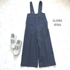 美品✨ SLOBE IENA リネン サロペット ワイドパンツ 大人カジュアルのサムネイル