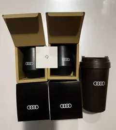 アウディ 湯呑み2個 & タンブラー 3点セット ゆのみ箱あり