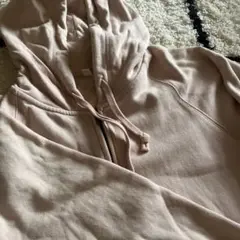 ユニクロ ピンクジップパーカー XL