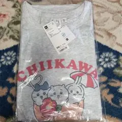 GU ちいかわ グラフィックT ライトグレー XXLのサムネイル