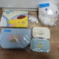 シナモロール サンリオ　くじ　５点セット　ぬいぐるみ
