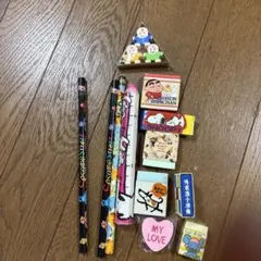 昭和？平成？子ども用文具セット カラフルキャラクター