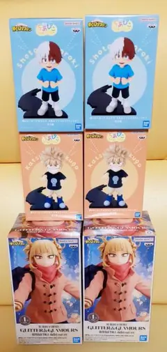 6体セット　僕のヒーローアカデミア　ちあぴこ他　プライズ　フィギュア　まとめ売り