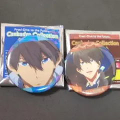 Free!DF Opening Ending 缶バッジ 七瀬遙セット 京アニ