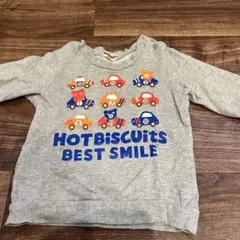 HOT BISCUITS 車とクマのトレーナー