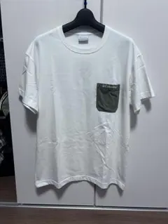 Columbia コロンビア ポケットTシャツ ホワイト　Ｌのサムネイル