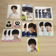 ✩︎なにわ男子　長尾謙杜　ステッカー　厚紙カード　カレカセット✩︎