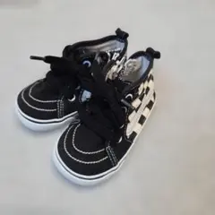 VANS チェック柄 ハイカットスニーカー13.5cm