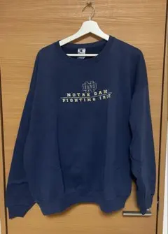 【Champion】スウェット XL ネイビー