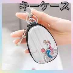 キーケース 鍵ケース キーホルダー 鍵ホルダー 鍵入れ かわいい 絵 カップル