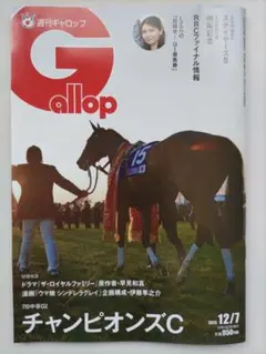 週刊ギャロップ 雑誌　2025年12月7日号　応募券とかはついています