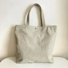ハンドメイド／トートバッグ　8号帆布（亜麻色）　No. 2609