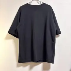 UNIQLO エアリズムコットンオーバーサイズTシャツ5分袖 ブラック XL