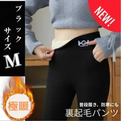 値下げしました　裏起毛　スリム　ブラック　防寒　レギンス