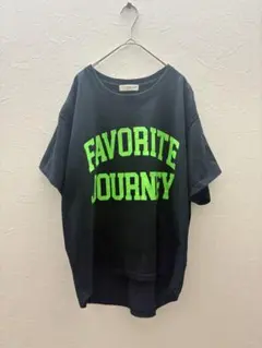 Cepoセポ ロゴプリント 半袖Tシャツ ネイビーのサムネイル