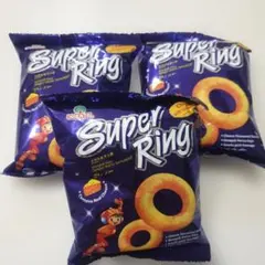 マレーシアのお菓子 Super Ring チーズ味 3袋セット
