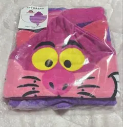 ディズニーリゾート　チェシャ猫　フード付きタオル　バスタオル