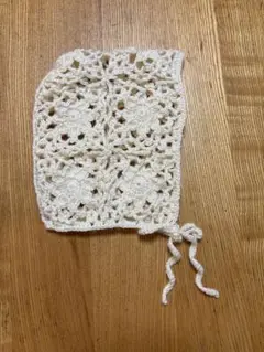 ハンドメイド　ボンネット