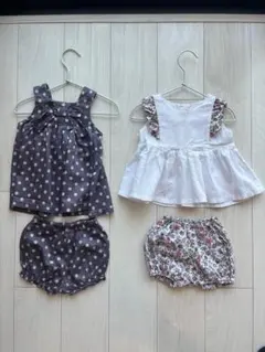 【ベベ】【ラヴィエ】ベビー服　セットアップ　セット売り