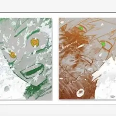 僕のヒーローアカデミア ヒロアカ 原画展 A2アートポスター 爆豪勝己 緑谷出久