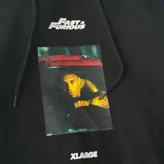 XLARGE ワイルドスピード コラボパーカー M ブラック 黒 ワイスピ