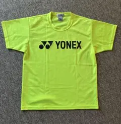 YONEX 蛍光イエロー Tシャツ Sサイズ