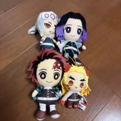 鬼滅の刃 ぬいぐるみセット ストラップ付き