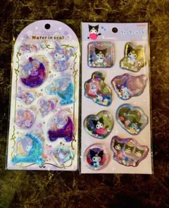 クロミ ウォーターインシール 2点セット サンリオ 水入りシール　新品未開封