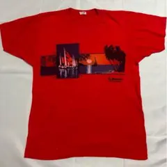 90s USA製 アメカジ Tシャツ 染み込み ヴィンテージプリント