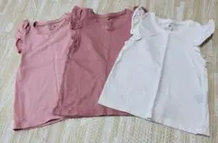 H&M ノースリーブ トップス 3枚セット 98/104のサムネイル