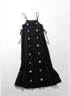 ブラックキャミソールロングワンピース　ZARA ザラ