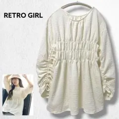 RETRO GIRL 2way ポコポコシャーリングカットソー ギャザー 249