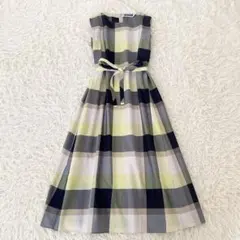 極美品✨’24年 ブルーレーベルクレストブリッジ ワンピース ベルト インナー付