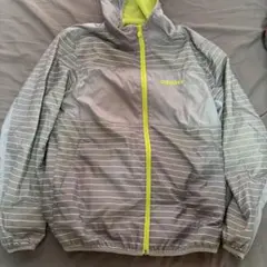adidas ストライプ ウィンドブレーカー