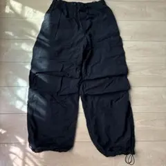 GU テックパラシュートプルオンパンツ　XL ブラック