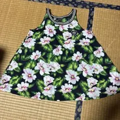 Jenni フラワープリント ノースリーブワンピース