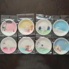 雪印メグミルク×オリジナル「ムーミン 」小皿 8種8枚セット❗