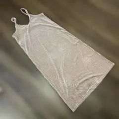 ベロア ロングワンピース