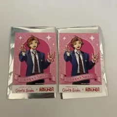 ラウンドワン　限定 ときめきメモリアル 特典ステッカー　新名旬平　2枚