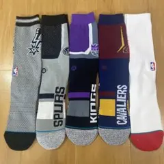 スタンス NBA ソックスセット スパーズ キングス 5足 Lサイズのサムネイル