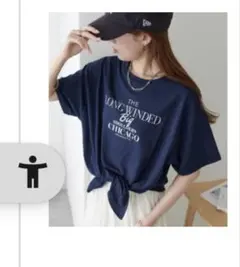 discoat ロゴ前結びTシャツのサムネイル