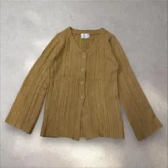 EGOIST エゴイスト リブ編み Vネック カーディガン A485