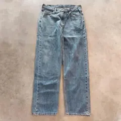 リーバイス550 Levis W35 ブルーデニム ボトム 青 古着 14986