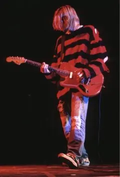 グランジ ダメージ加工 ニット ボーダー カートコバーン nirvana