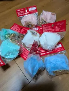 キリンKIRINディズニーオリジナルポンポンキーホルダー全4種×2＝8個セット
