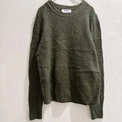 OLD NAVY【XS】長袖 ニット セーター グリーン リブ入り カジュアル